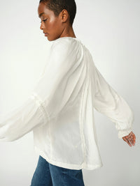 MOS MOSH | VUELLA  LS BLOUSE - ECRU 173760