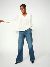 MOS MOSH | VUELLA  LS BLOUSE - ECRU 173760