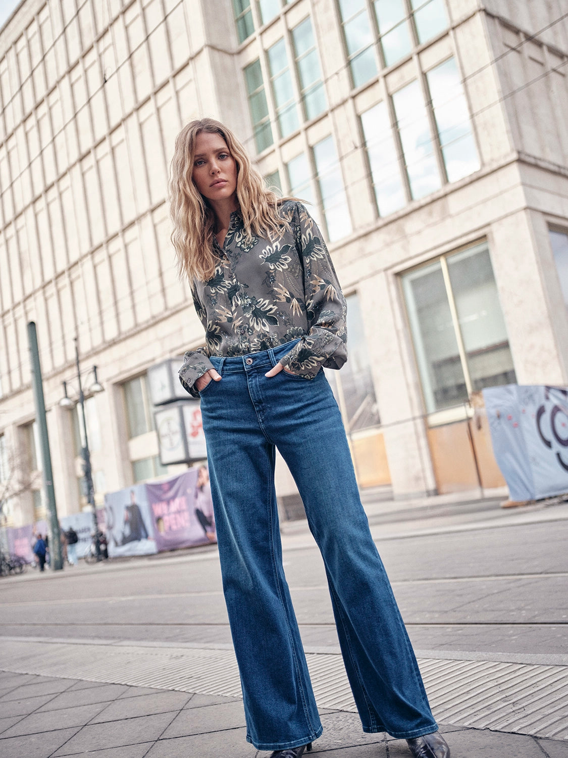 MOS MOSH | DARA HERA JEANS - DEEP BLUE 167930