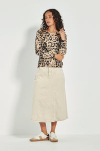 VERGE | GIGI SKIRT - Cashew