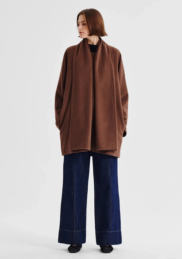 Morrison | Etta Cape Coat - Nutmeg