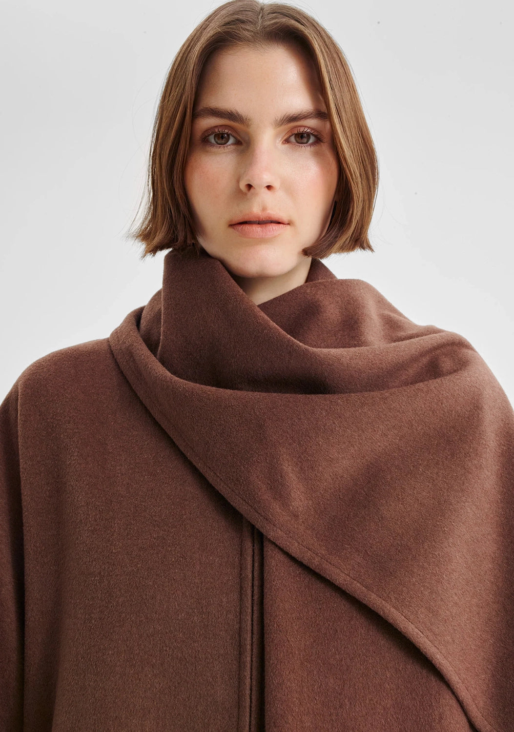 Morrison | Etta Cape Coat - Nutmeg
