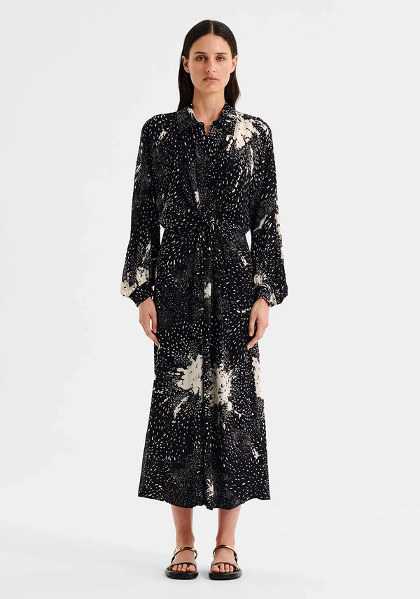 Morrison | Florian Shirt Dress - Black Print