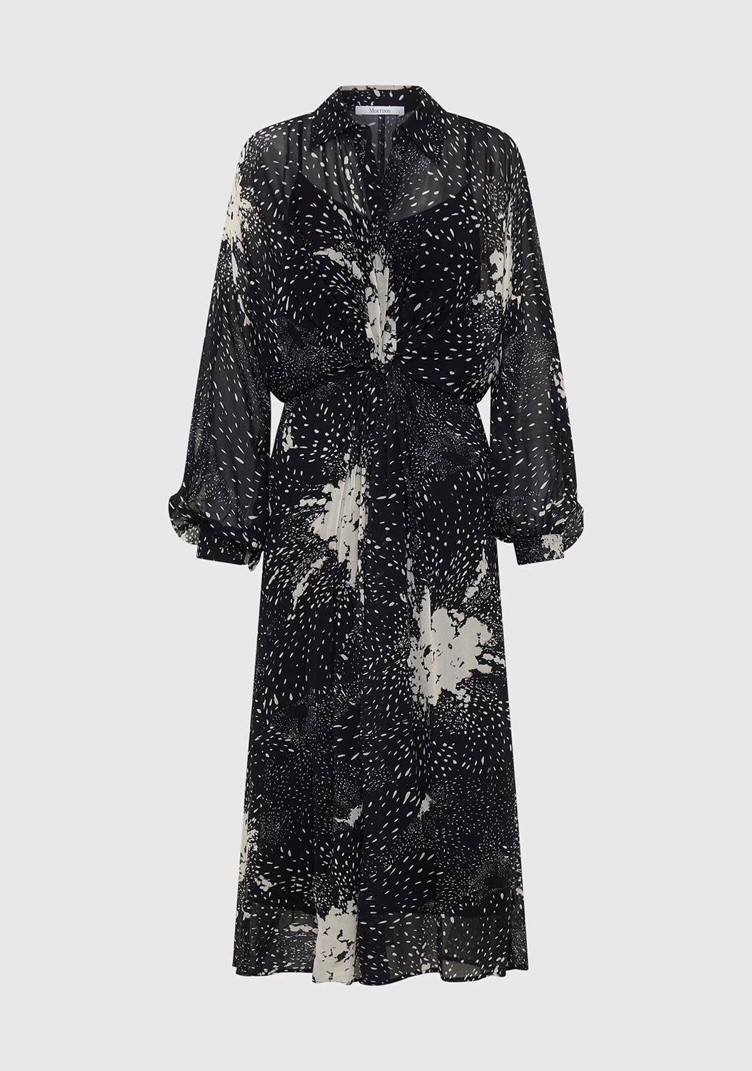 Morrison | Florian Shirt Dress - Black Print