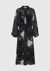 Morrison | Florian Shirt Dress - Black Print