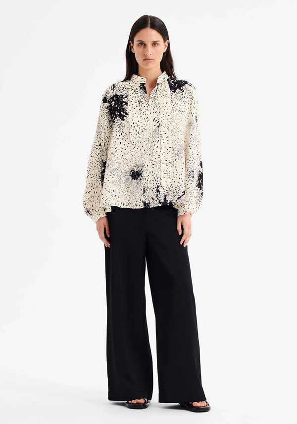 Morrison | Florian Swing Shirt - Ecru Print