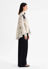 Morrison | Florian Swing Shirt - Ecru Print