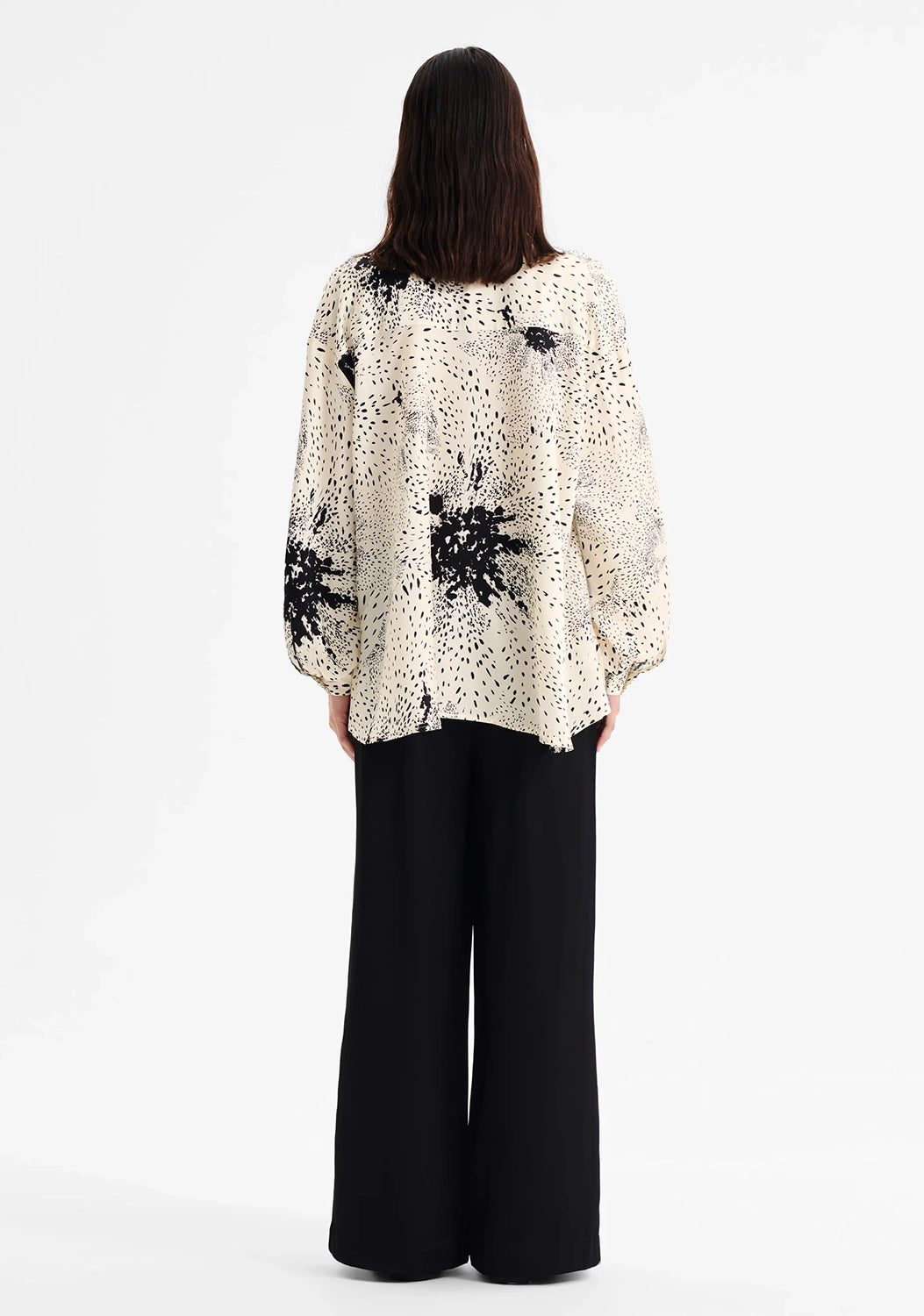 Morrison | Florian Swing Shirt - Ecru Print