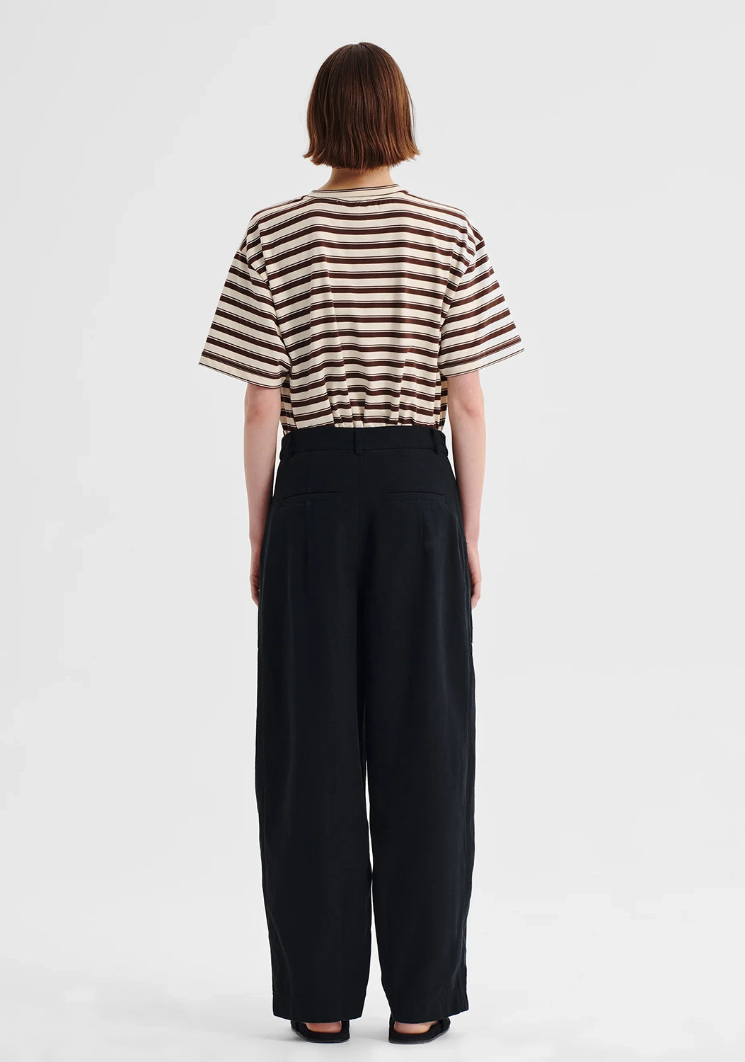 Morrison | Jericho Stripe Tee - Espresso