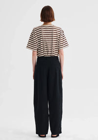 Morrison | Jericho Stripe Tee - Espresso