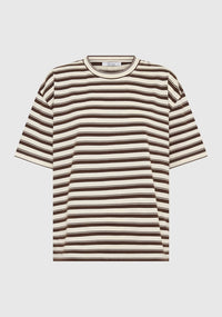 Morrison | Jericho Stripe Tee - Espresso