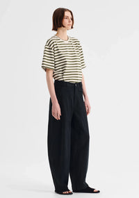 Morrison | Jericho Stripe Tee - Olive