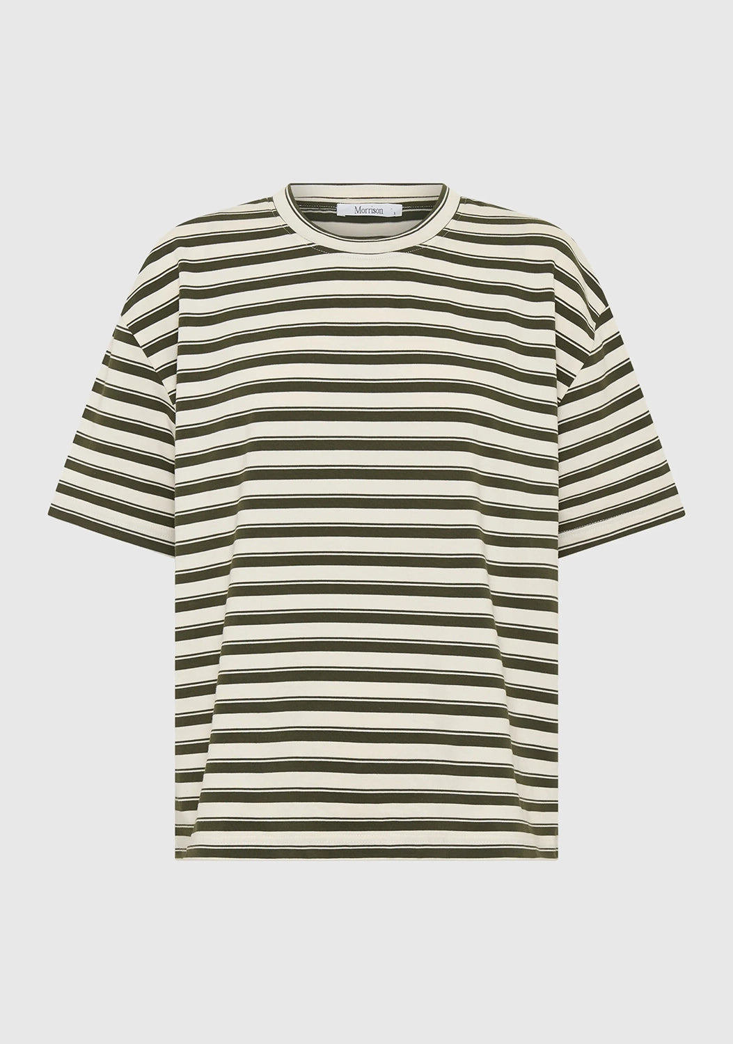 Morrison | Jericho Stripe Tee - Olive