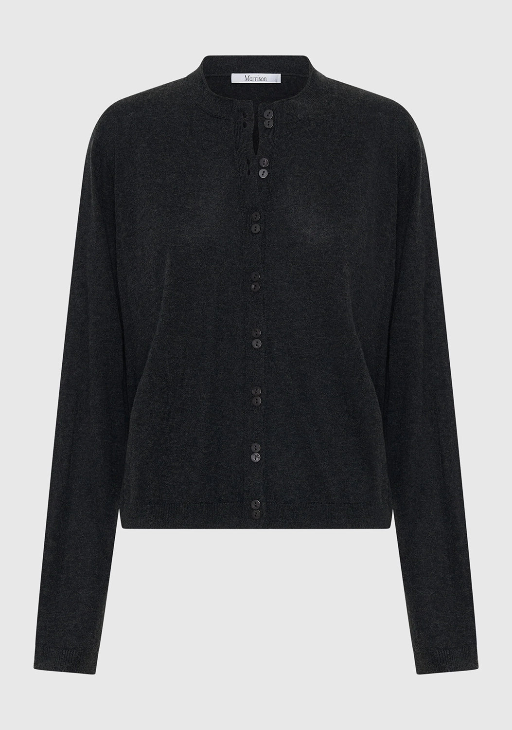 Morrison | Margo Knit Cardigan - Charcoal