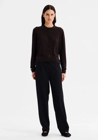 Morrison | Margo Knit Cardigan - Espresso