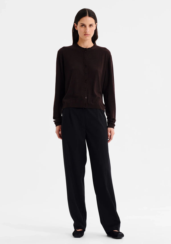 Morrison | Margo Knit Cardigan - Espresso