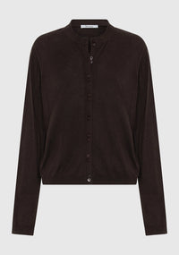 Morrison | Margo Knit Cardigan - Espresso