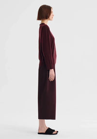 Morrison | Oxford Merino Knit Pullover - Pinot