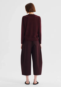 Morrison | Oxford Merino Knit Pullover - Pinot
