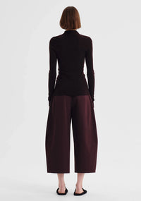Morrison | Talia L/S Merino Knit Top - Espresso