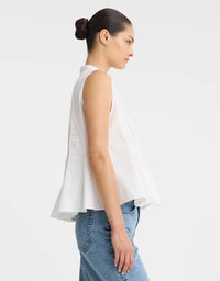 Morrison | Devin Pintuck Shirt - White