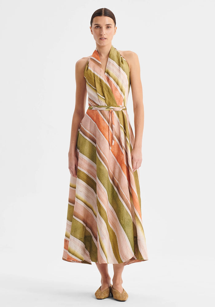 Morrison | Ronni Linen Halter Dress