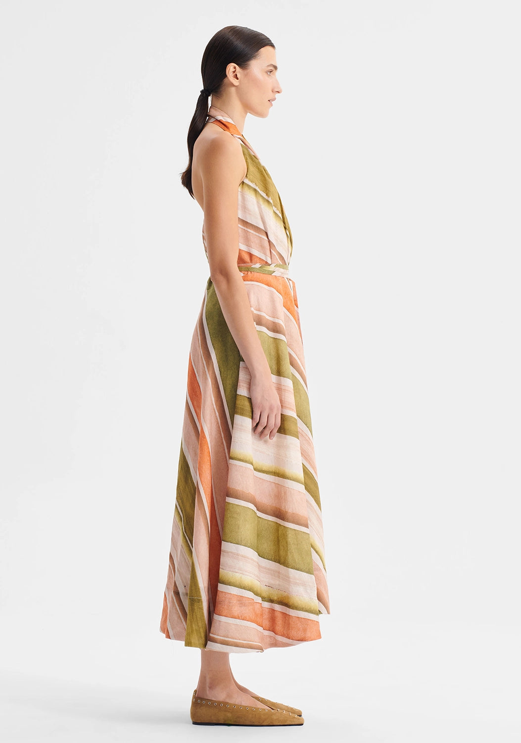 Morrison | Ronni Linen Halter Dress