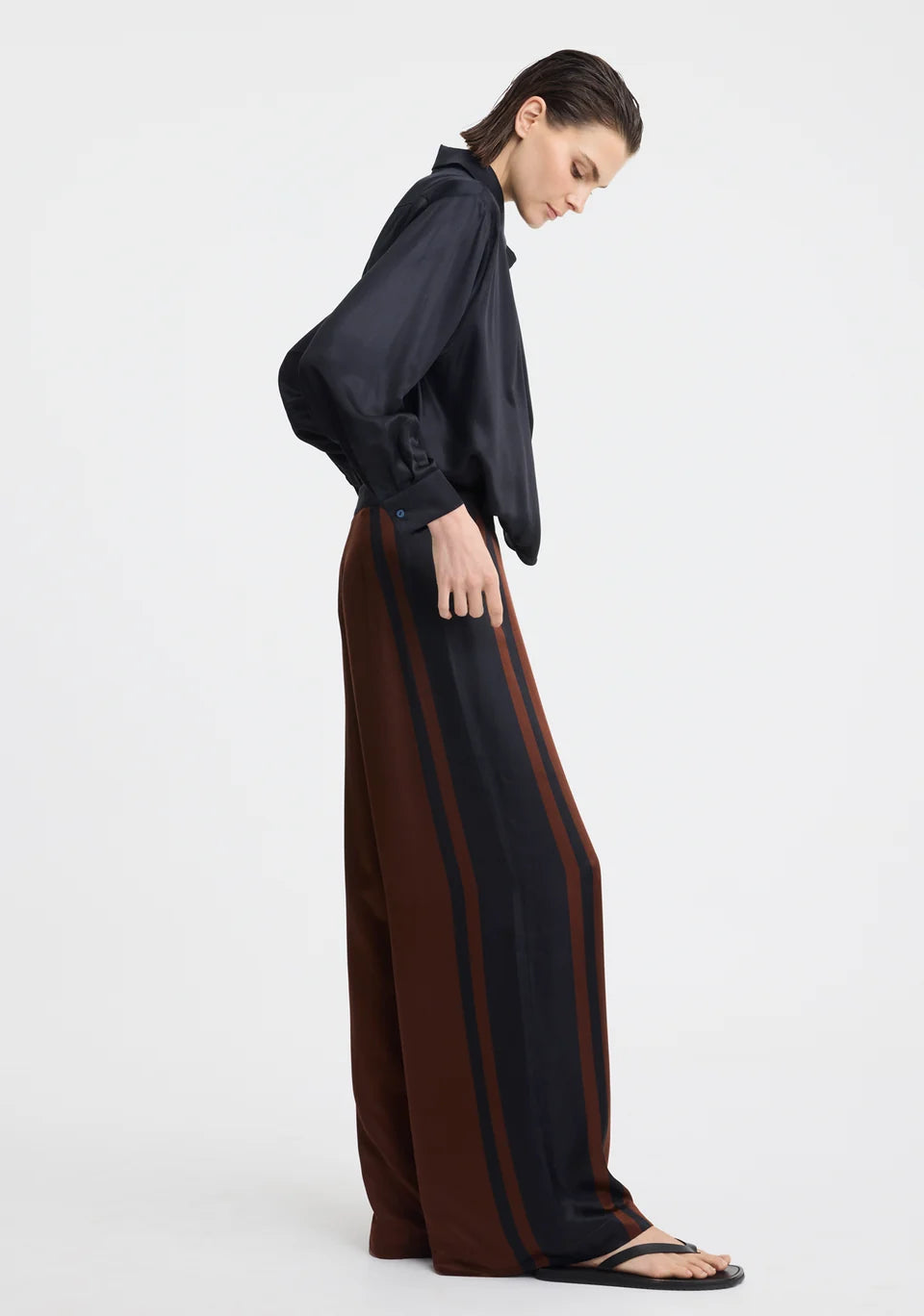 Morrison | Audrina Scarf Shirt - Navy