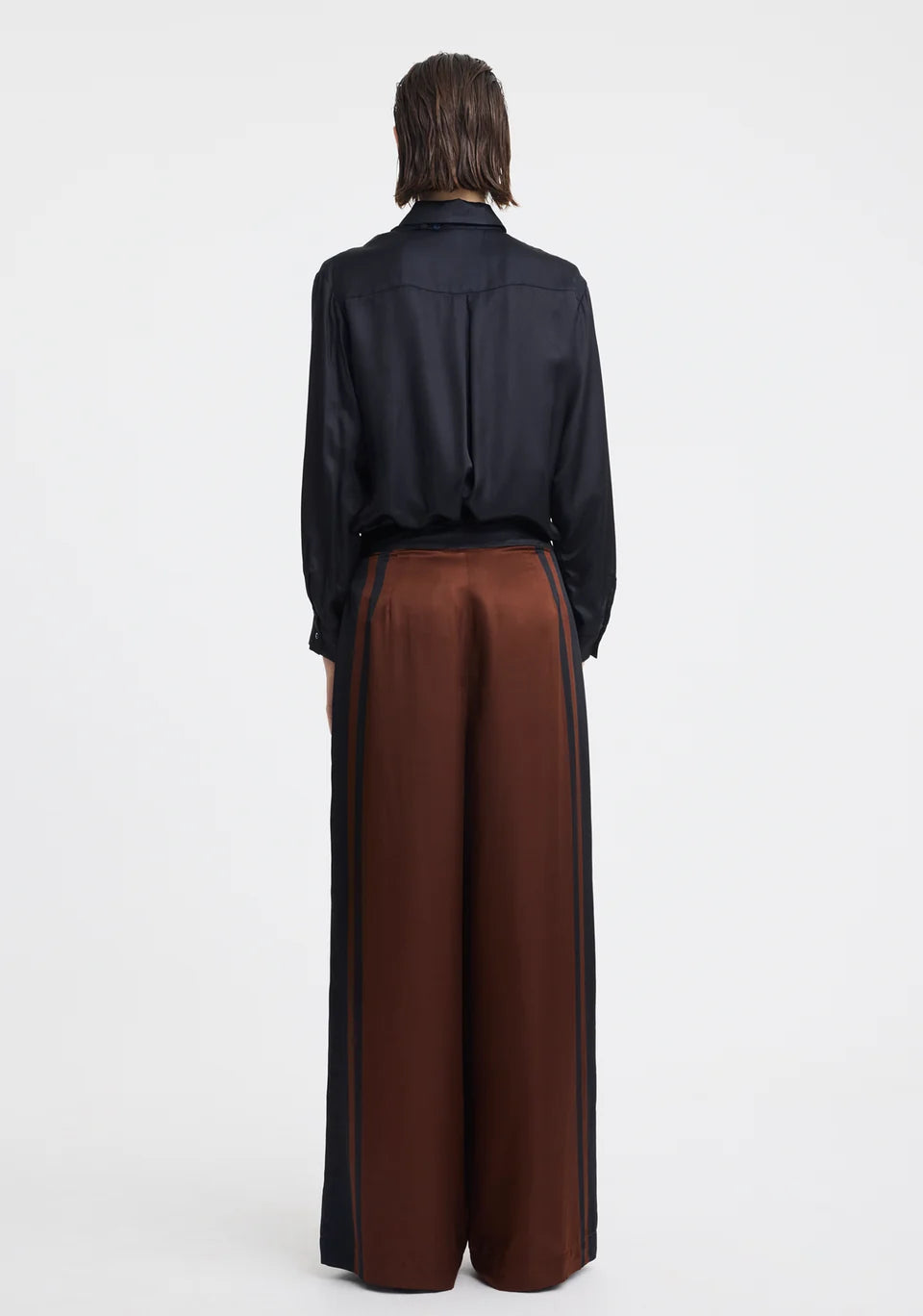 Morrison | Audrina Scarf Shirt - Navy