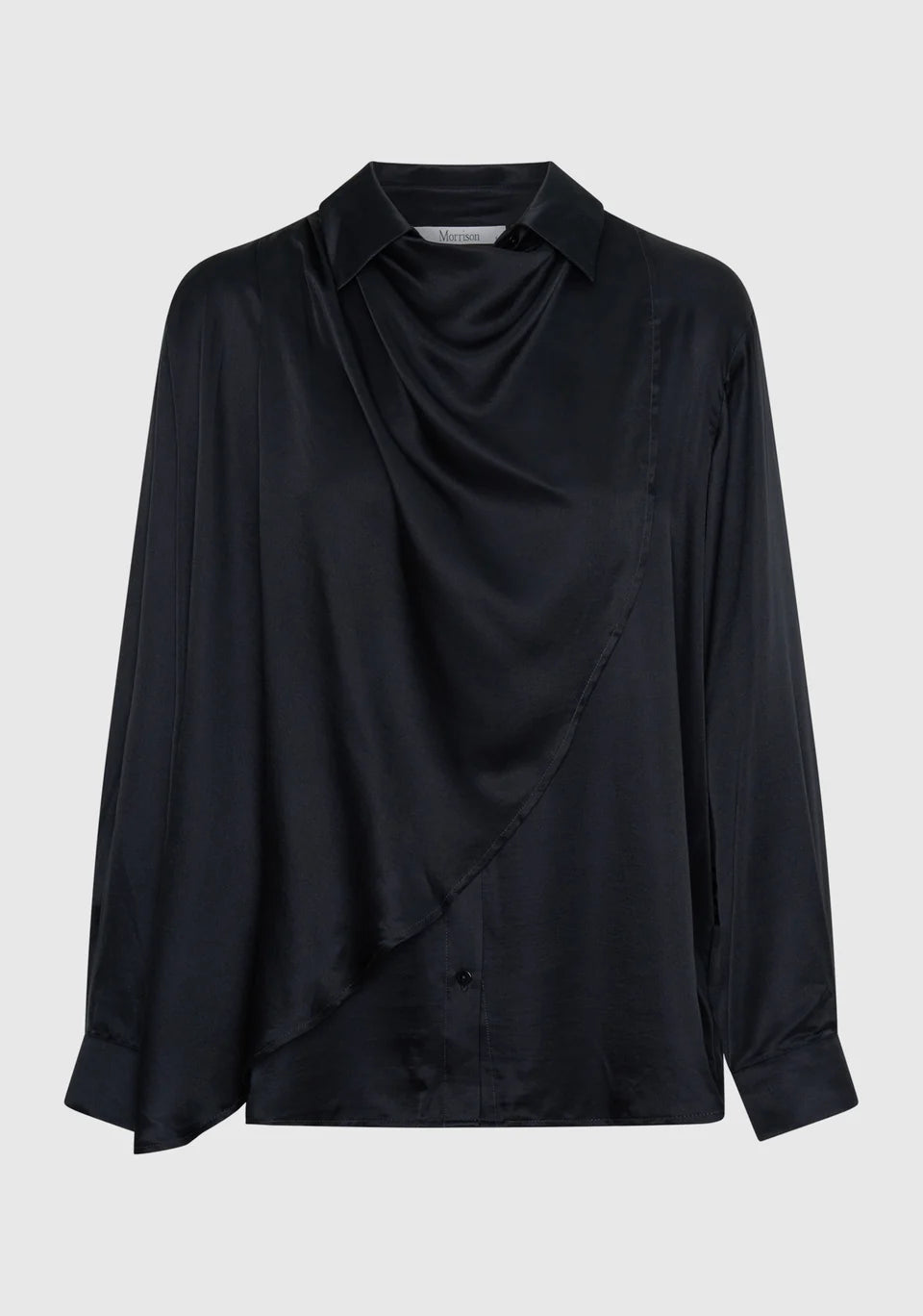 Morrison | Audrina Scarf Shirt - Navy