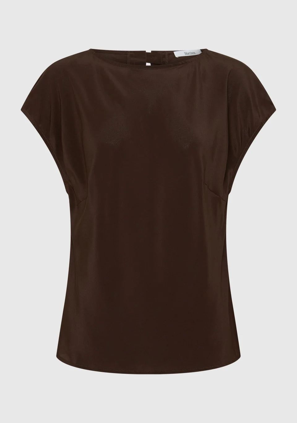 Morrison | Aurora Silk Top - Espresso