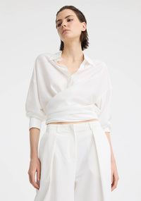 Morrison | Celine Wrap Shirt - White