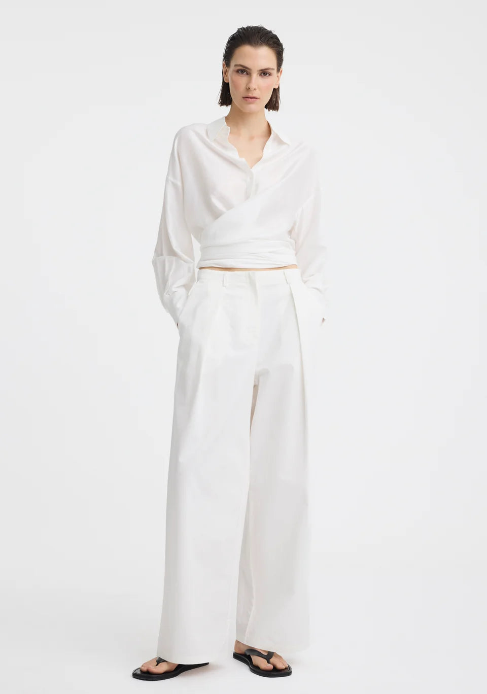 Morrison | Celine Wrap Shirt - White