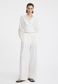 Morrison | Celine Wrap Shirt - White
