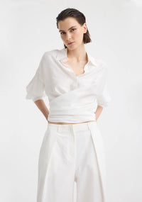 Morrison | Celine Wrap Shirt - White