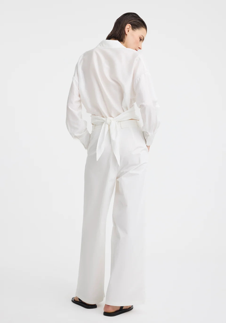Morrison | Celine Wrap Shirt - White