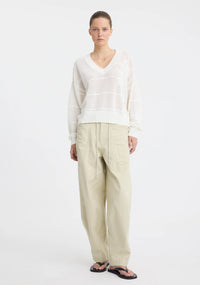 Morrison | Charlie Cargo Pant - Chalk