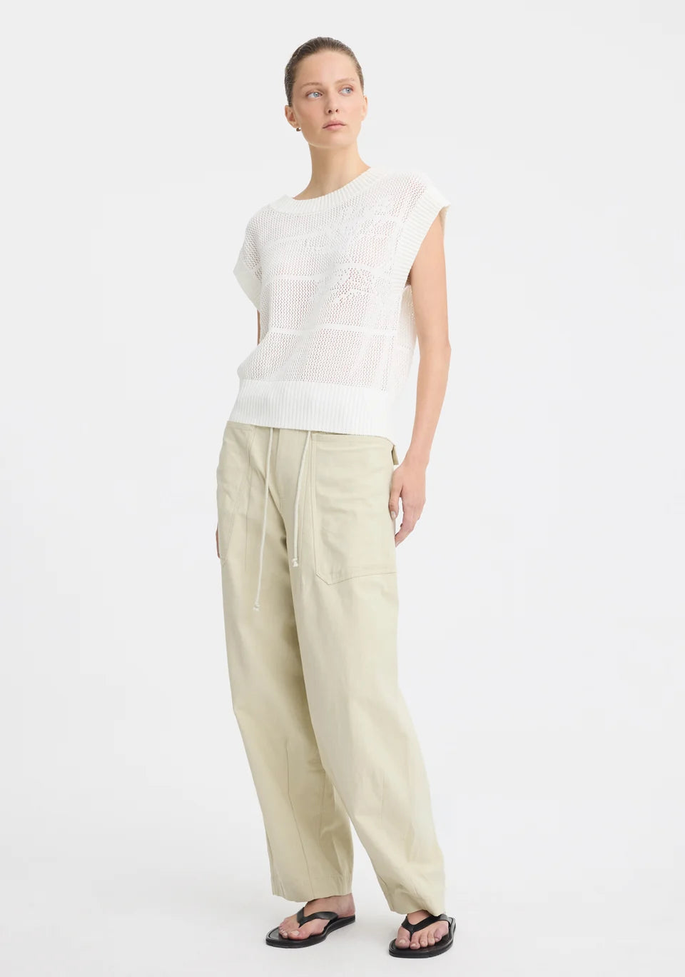 Morrison | Charlie Cargo Pant - Chalk