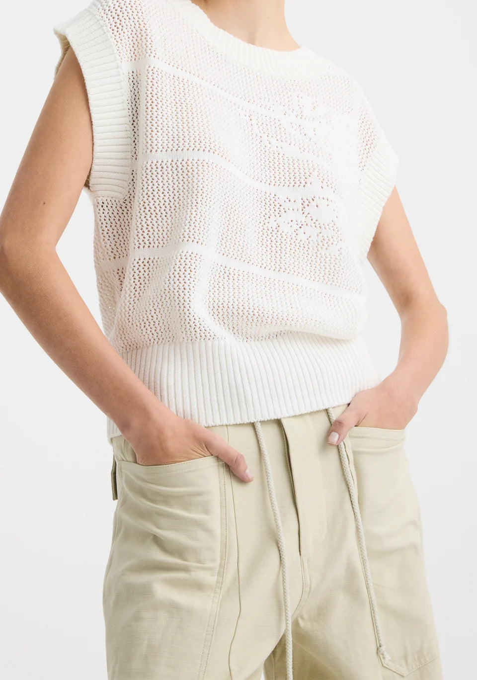 Morrison | Charlie Cargo Pant - Chalk