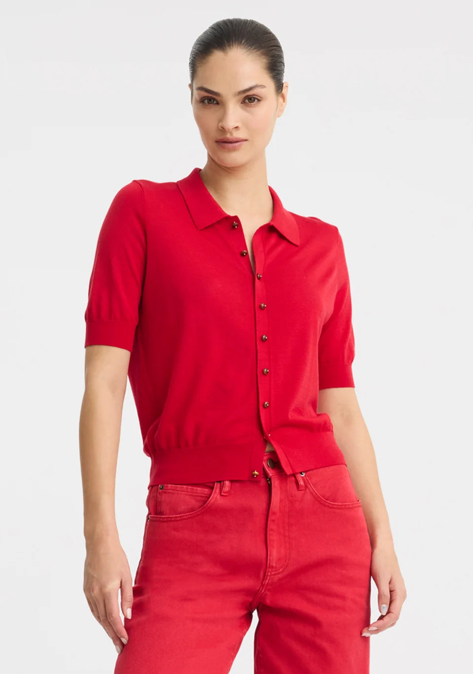 Morrison | Micah Knit Cardigan - Poppy