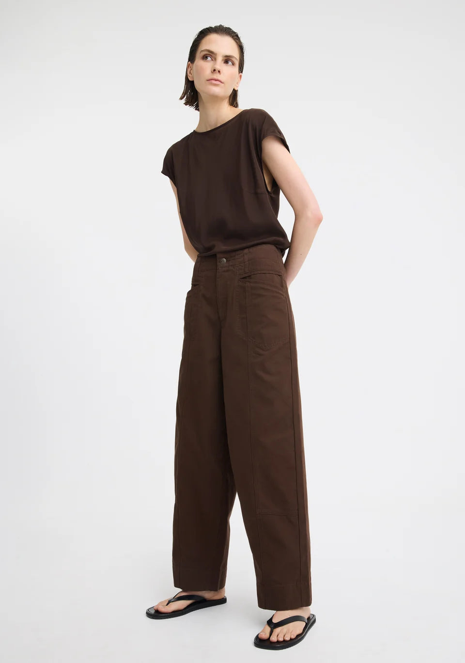 Morrison | Morgan Cargo Pant - Bark