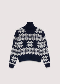 THE NEW SOCIETY | NERIANA WOMAN JUMPER - INFINITE NAVY