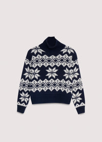 THE NEW SOCIETY | NERIANA WOMAN JUMPER - INFINITE NAVY