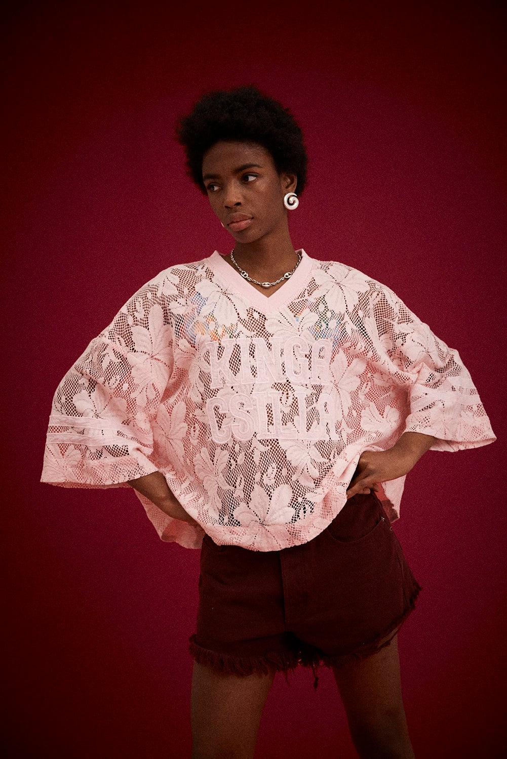 Kinga Csilla | Nova Lace Onyx Tee