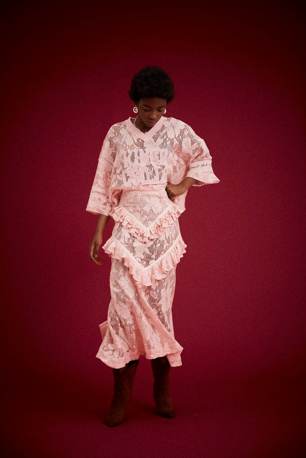 Kinga Csilla | Nova Lace Onyx Tee