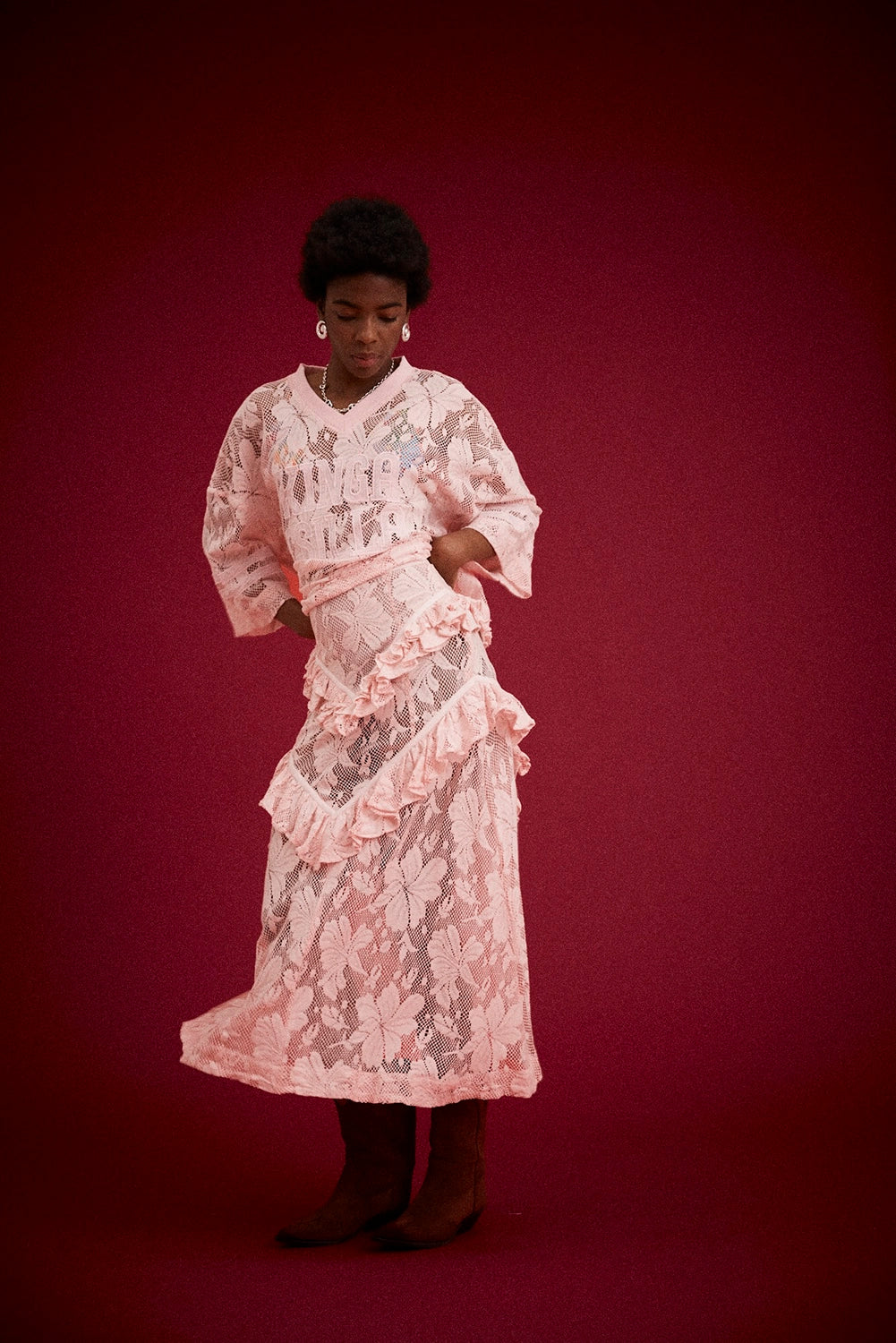 Kinga Csilla | Nova Lace Onyx Tee