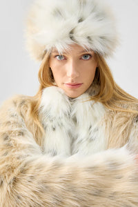 Unreal Fur| Natasha Hat - Snow Leopard