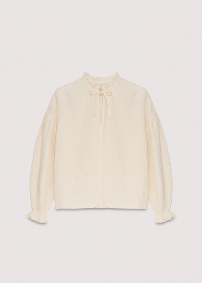THE NEW SOCIETY | OLIVIA WOMAN BLOUSE - MOONLIGHT WHITE