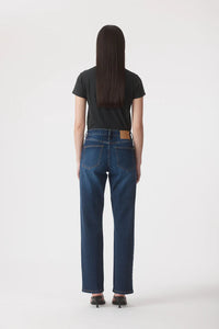 Outland Denim | Elise Mid Straight Jean 31 - Tide