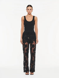 KIVARI | Jaxon Lace Pant - Black Lace